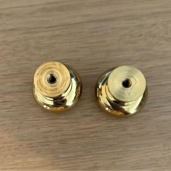 Set of 2 cabinet door knobs Solid brass. New - Picture 5 of 9